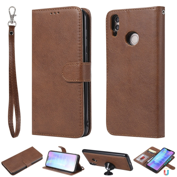 Solid Color Horizontal Flip Protective Case with Holder & Card Slots & Wallet & Photo Frame & Lanyard, Series 4