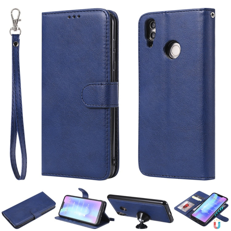 Solid Color Horizontal Flip Protective Case with Holder & Card Slots & Wallet & Photo Frame & Lanyard, Series 4