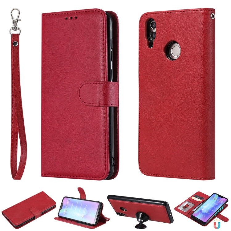 Solid Color Horizontal Flip Protective Case with Holder & Card Slots & Wallet & Photo Frame & Lanyard, Series 4