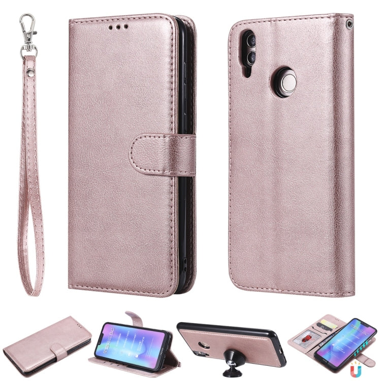 Solid Color Horizontal Flip Protective Case with Holder & Card Slots & Wallet & Photo Frame & Lanyard, Series 4