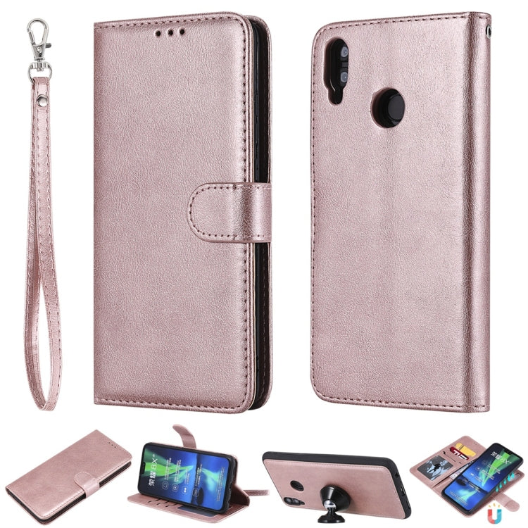 Solid Color Horizontal Flip Protective Case with Holder & Card Slots & Wallet & Photo Frame & Lanyard, Series 1