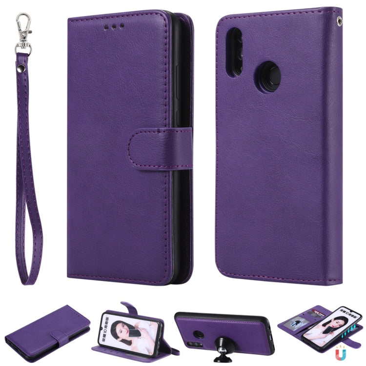 Solid Color Horizontal Flip Protective Case with Holder & Card Slots & Wallet & Photo Frame & Lanyard, Series 3