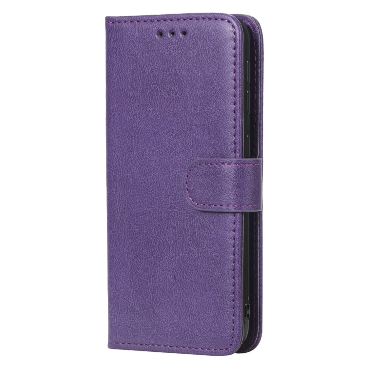 Solid Color Horizontal Flip Protective Case with Holder & Card Slots & Wallet & Photo Frame & Lanyard, Series 4