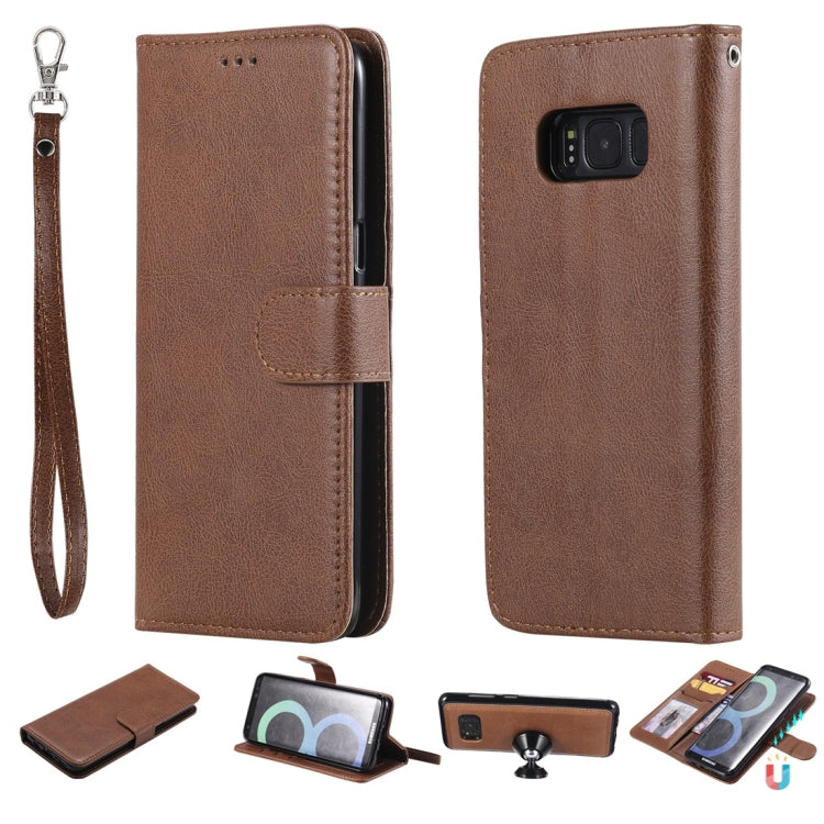 Solid Color Horizontal Flip Protective Case with Holder & Card Slots & Wallet & Photo Frame & Lanyard, Series 4