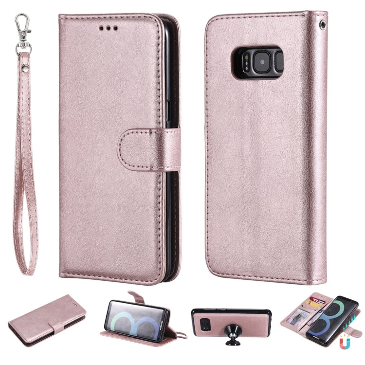 Solid Color Horizontal Flip Protective Case with Holder & Card Slots & Wallet & Photo Frame & Lanyard, Series 4