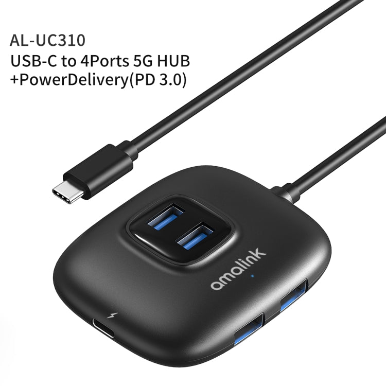 amalink UC310 Type-C / USB-C to 4 Ports USB Multi-function HUB My Store