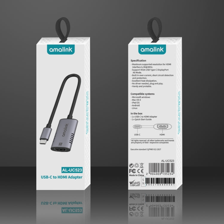 amalink UC523 Type-C / USB-C to HDMI Adapter My Store