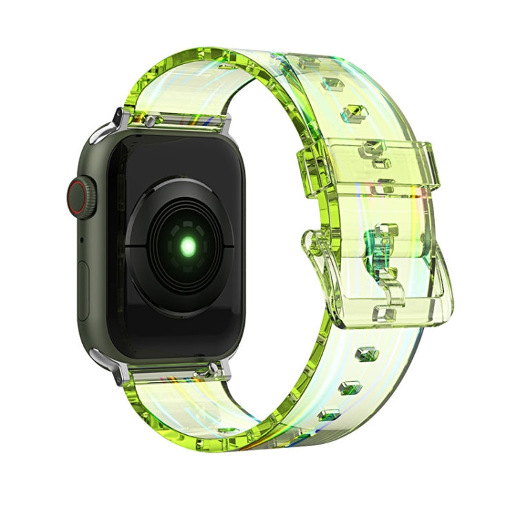 Colorful Transparent Silicone Watchband For Apple Watch Series