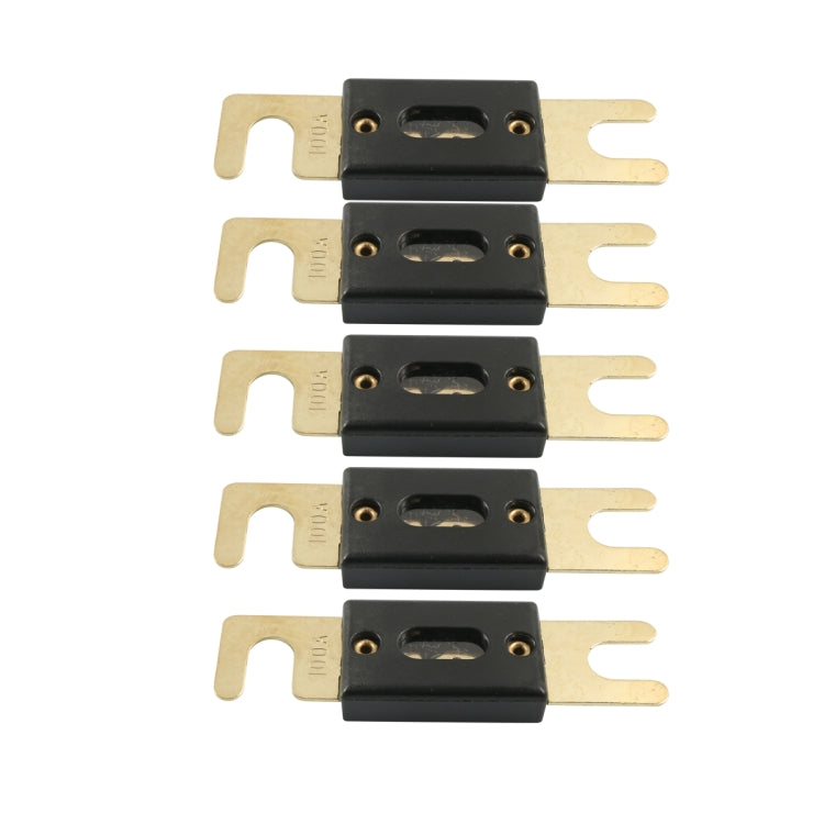 5 PCS 100A Gold-plated Large Forkbolt Car ANL Fuse-Reluova