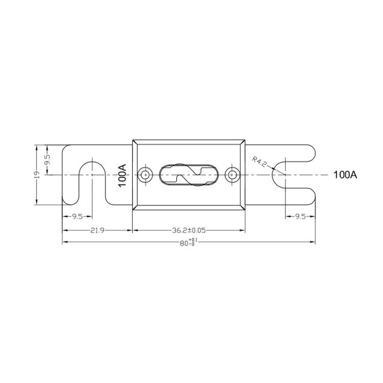 Car ANL Fuse Holder with 100A / 300A Fuse