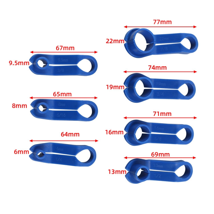 A6757 16 in 1 Car Fuel Line Angled Disconnect Tool Set-Reluova