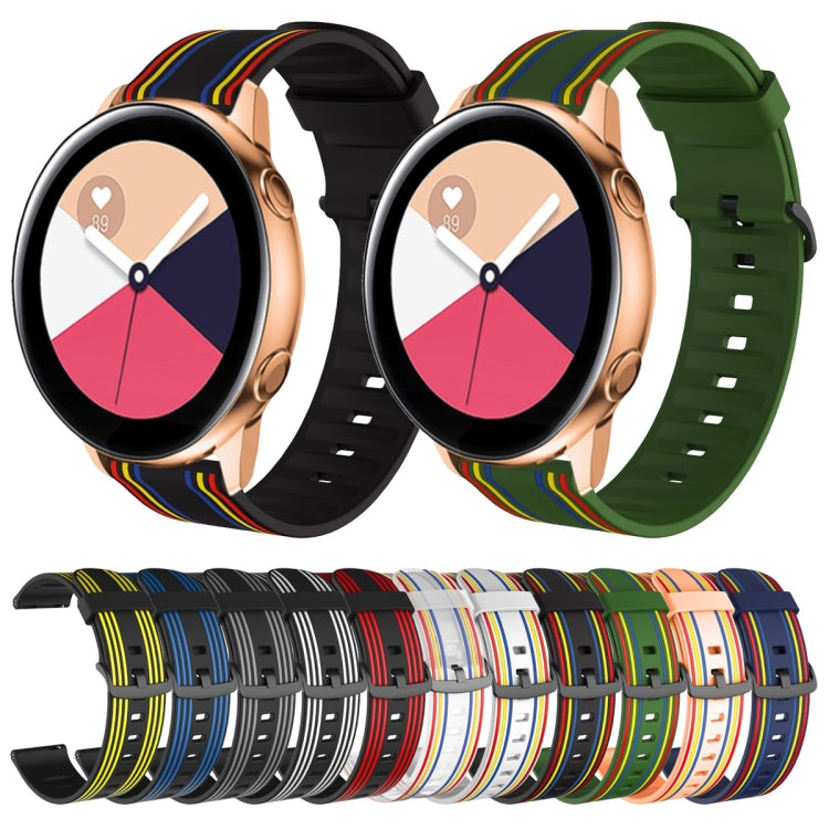 Stripe Silicone Watchband