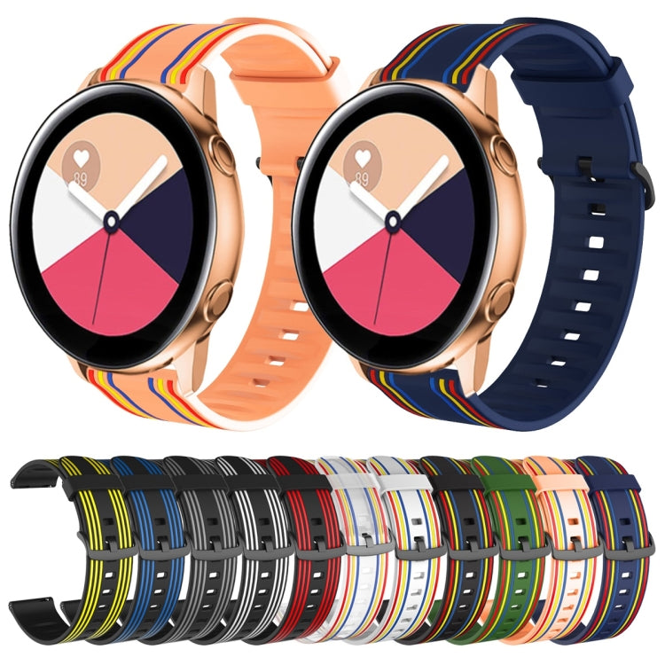 Stripe Silicone Watchband