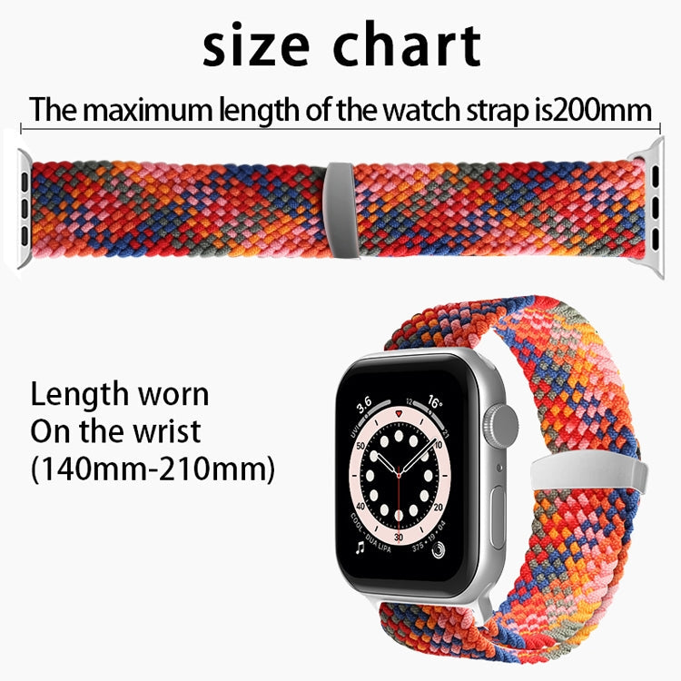 Nylon Braid Watchband For Apple Watch Series