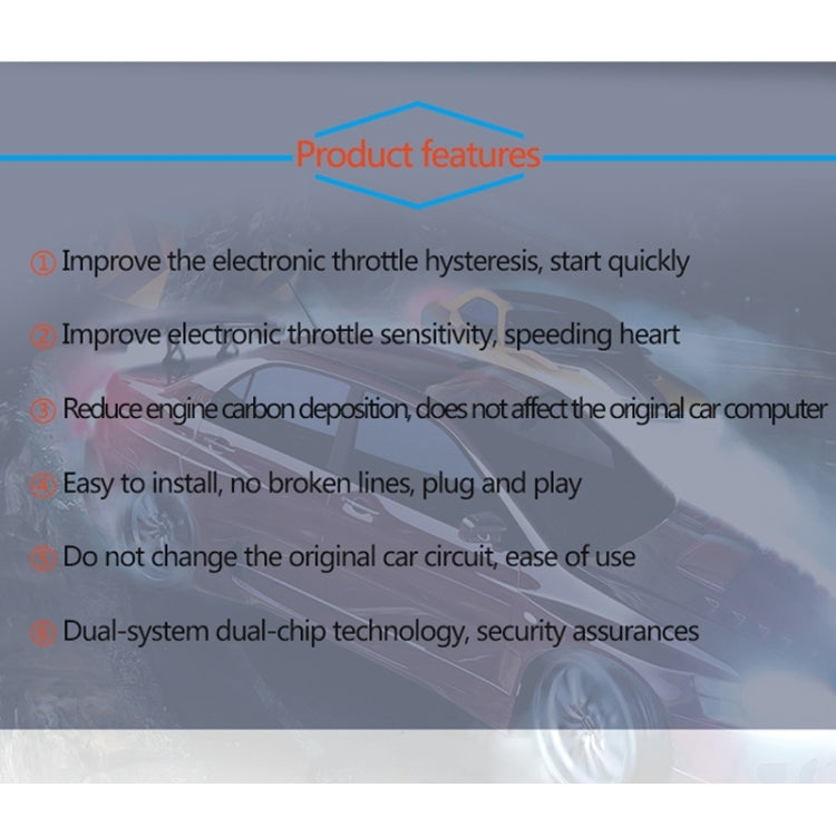 TROS TS-6Drive Potent Booster Electronic Throttle Controller, Series 2