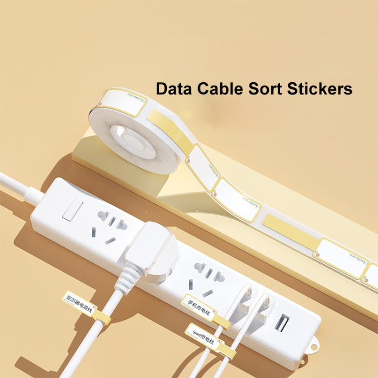 Thermal Label Data Cable Sort Stickers For NiiMbot D101 / D11