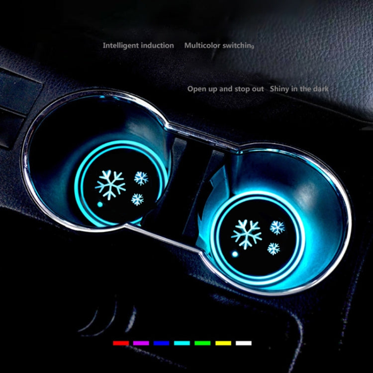 Car AcrylicColorful USB Charger Water Cup Groove LED Atmosphere Light ÎҵÄÉ̵ê