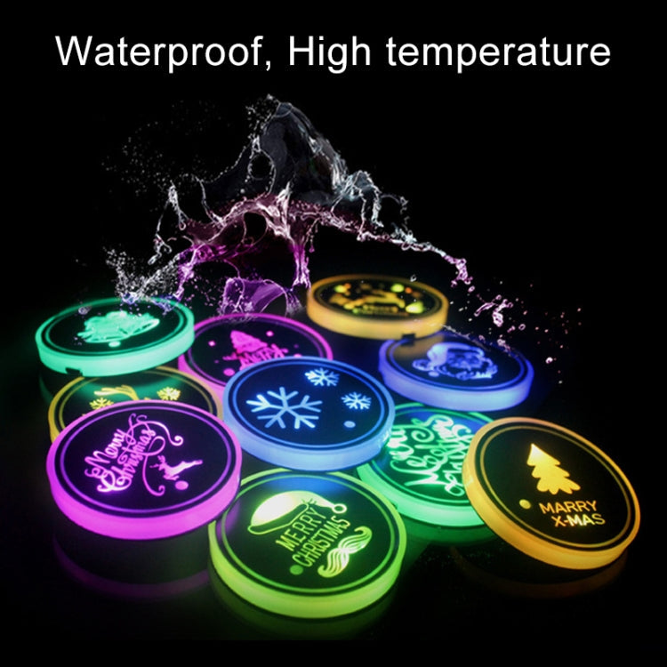 Car AcrylicColorful USB Charger Water Cup Groove LED Atmosphere Light ÎҵÄÉ̵ê