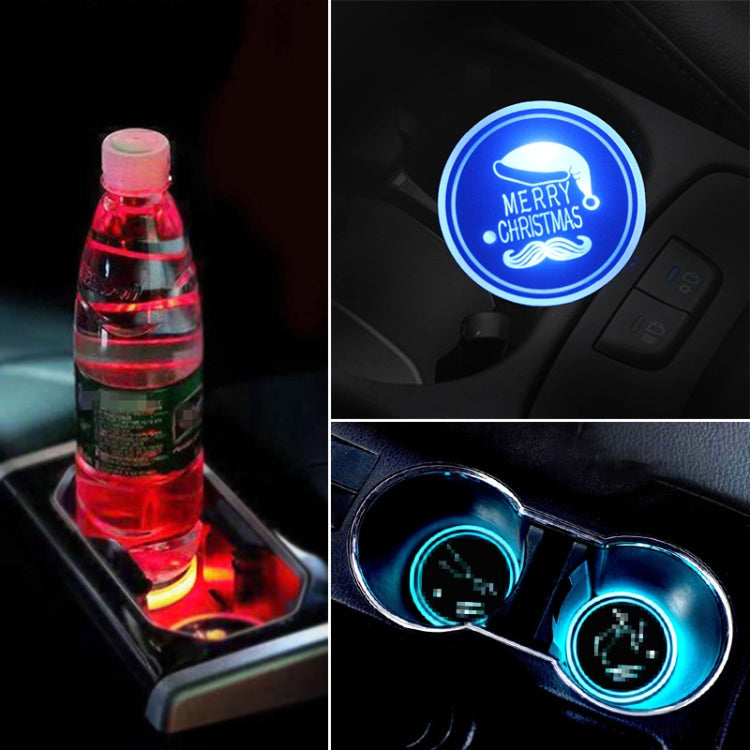 Car AcrylicColorful USB Charger Water Cup Groove LED Atmosphere Light ÎҵÄÉ̵ê