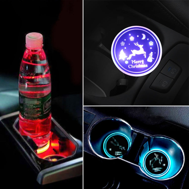 Car AcrylicColorful USB Charger Water Cup Groove LED Atmosphere Light ÎҵÄÉ̵ê