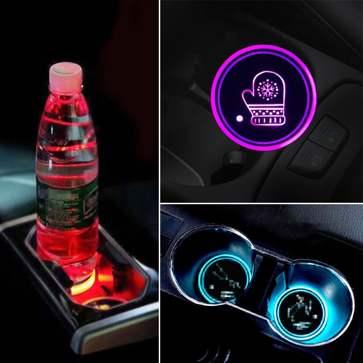 Car AcrylicColorful USB Charger Water Cup Groove LED Atmosphere Light ÎҵÄÉ̵ê