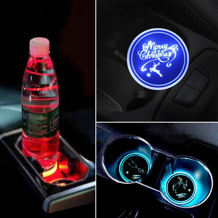 Car AcrylicColorful USB Charger Water Cup Groove LED Atmosphere Light ÎҵÄÉ̵ê