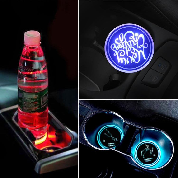 Car AcrylicColorful USB Charger Water Cup Groove LED Atmosphere Light ÎҵÄÉ̵ê