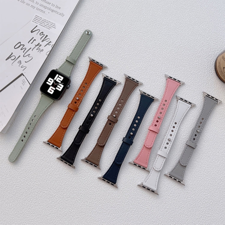 Genuine Leather Watchband For Apple Watch Series