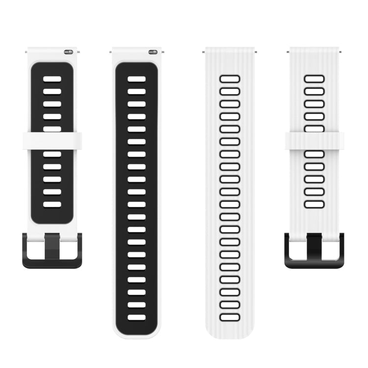 Two-color Stripe Silicone Watchband, Series 1