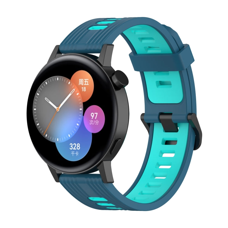 Two-color Stripe Silicone Watchband, Series 2