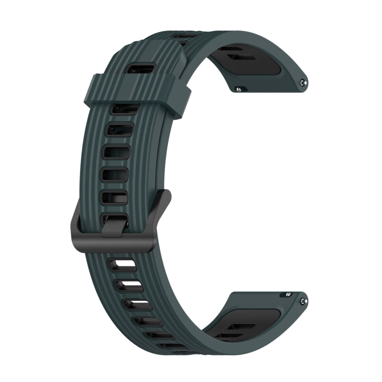 Two-color Stripe Silicone Watchband, Series 1