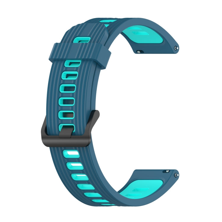 Two-color Stripe Silicone Watchband, Series 2