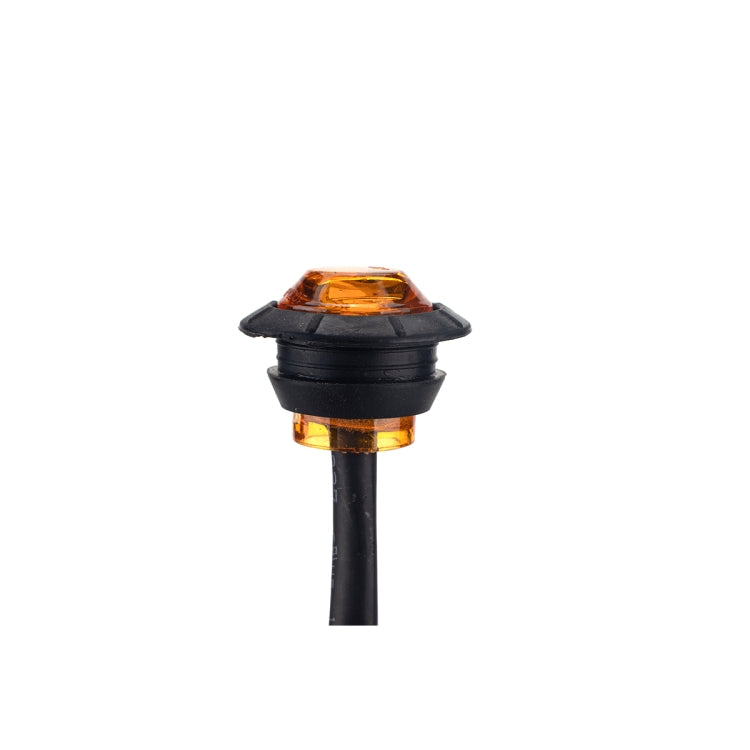 20 in 1 Red + Amber Light Truck Trailer LED Round Side Marker Lamp-Reluova