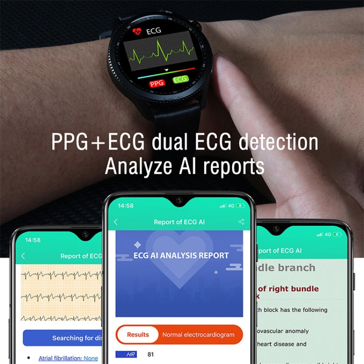 NORTH EDGE E102 Blood Oxygen Body Temperature Monitoring Bluetooth Smart Watch Reluova