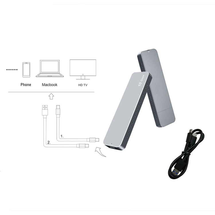 V195A Type-C Female to M.2 NVMe SSD Hard Drive Enclosure My Store