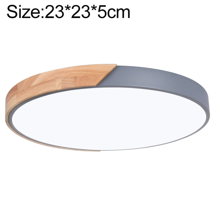 Wood Macaron LED Round Ceiling Lamp, White Light, Series 1 My Store