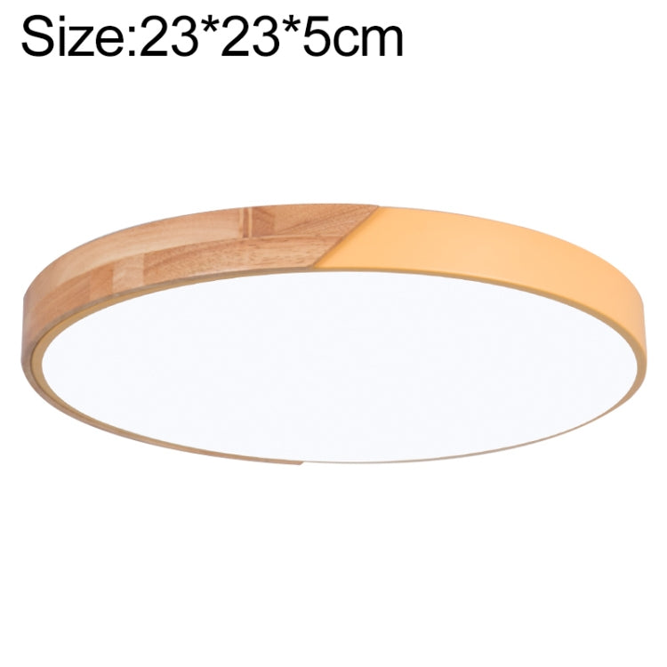 Wood Macaron LED Round Ceiling Lamp, White Light, Series 1 My Store