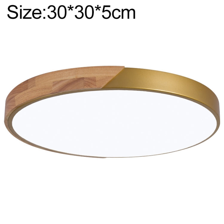 Wood Macaron LED Round Ceiling Lamp, White Light, Series 1 My Store