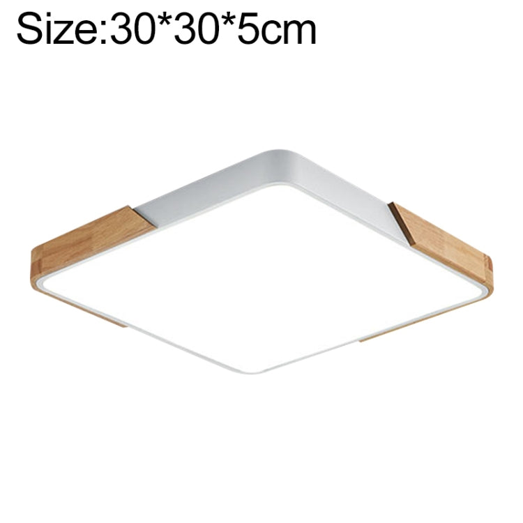 Wood Macaron LED Square Ceiling Lamp, White Light, Series 1 My Store