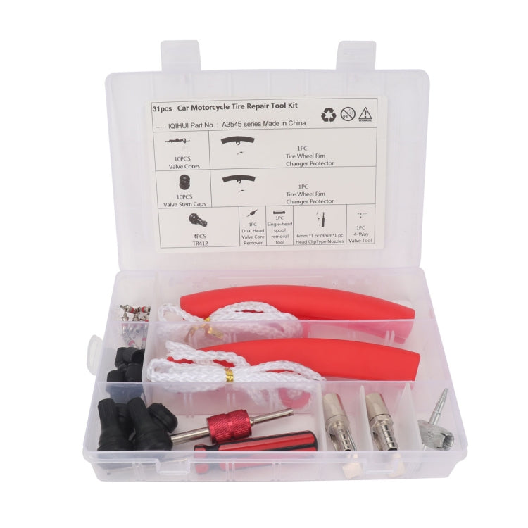 31 in 1 Car Tire Repair Tool Kit with Red Protective Cover ÎҵÄÉ̵ê