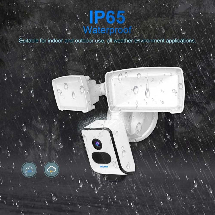 ESCAM QF612 3MP WiFi IP Camera & Floodlight, Support Night Vision / PIR Detection