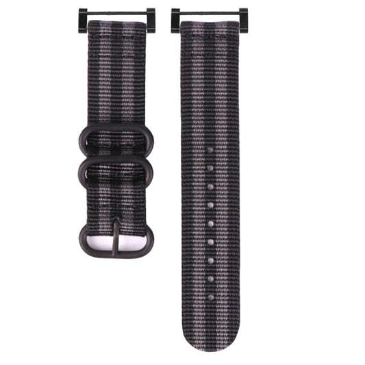 Three-ring Steel Buckle Nylon Watchband