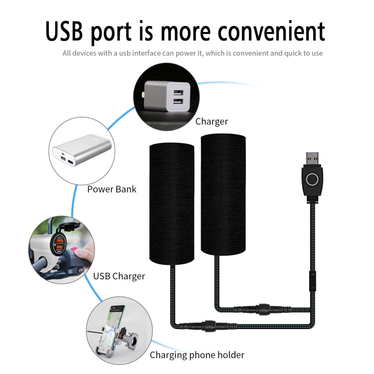 ZH-974D1 3-level Temperature Control Motorcycle Hook and Loop Fastener Intelligent Heated Grip ÎҵÄÉ̵ê