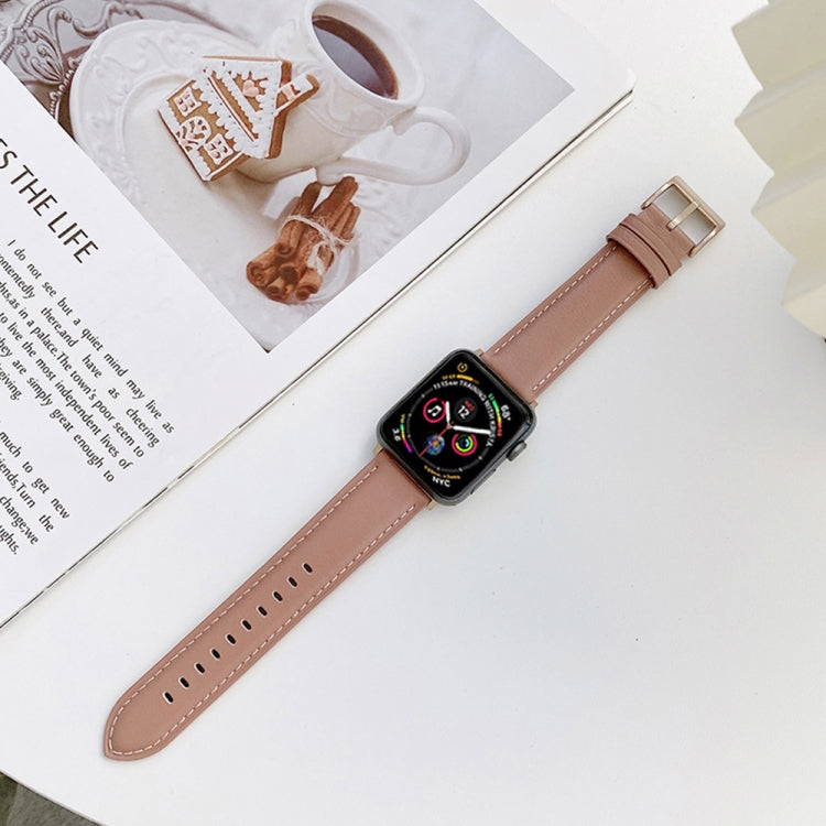 Genuine Leather Watchband For Apple Watch Series