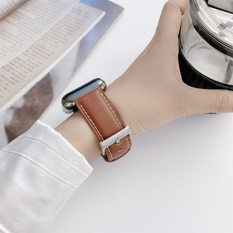 Genuine Leather Watchband For Apple Watch Series