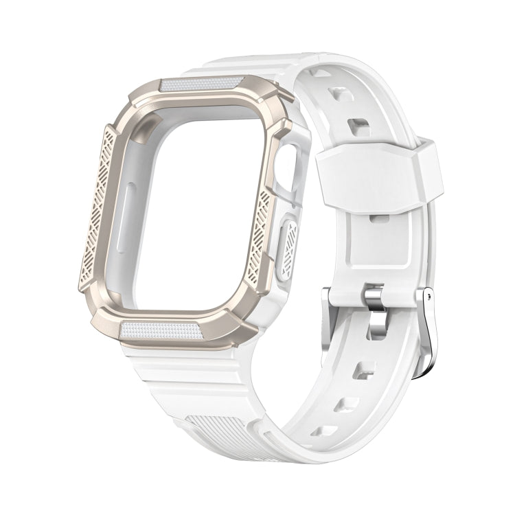 Two-color Armor Integrated Watchband For Apple Watch Series