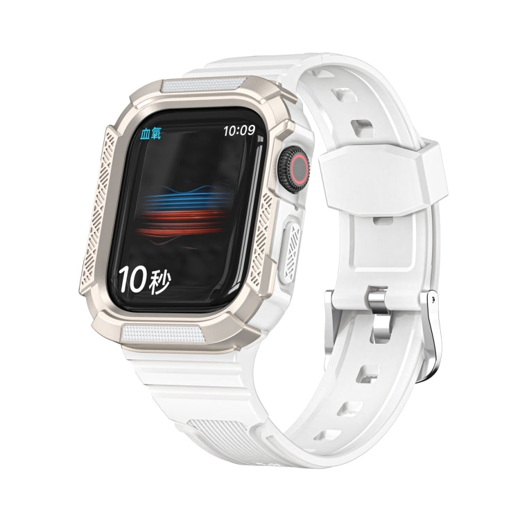 Two-color Armor Integrated Watchband For Apple Watch Series