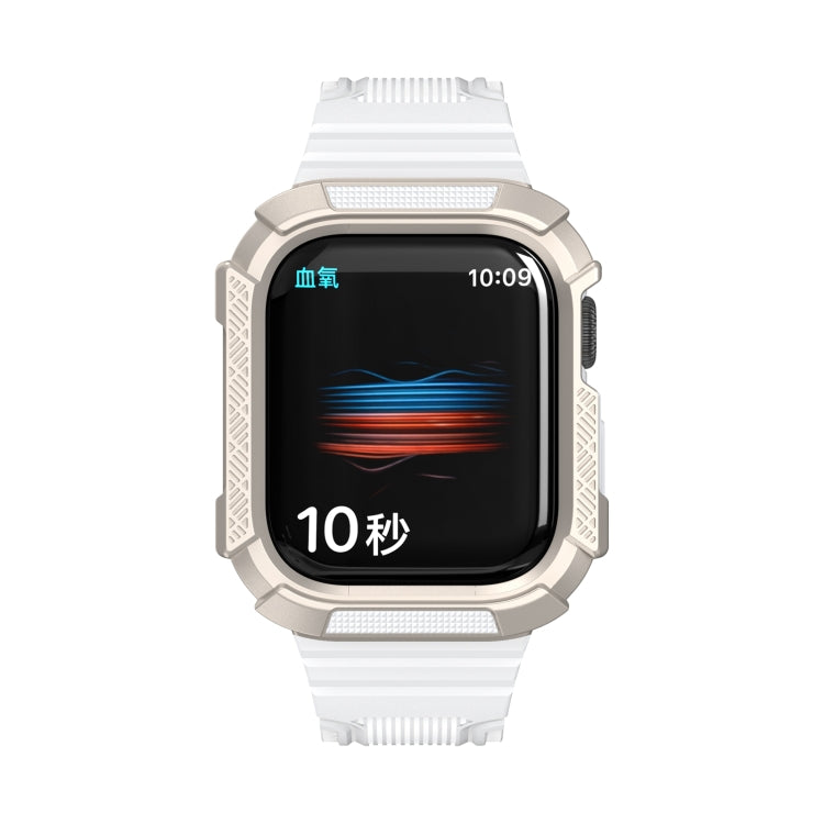 Two-color Armor Integrated Watchband For Apple Watch Series