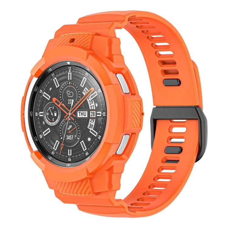 Carbon Fiber Sport Silicone Integrated Watchband