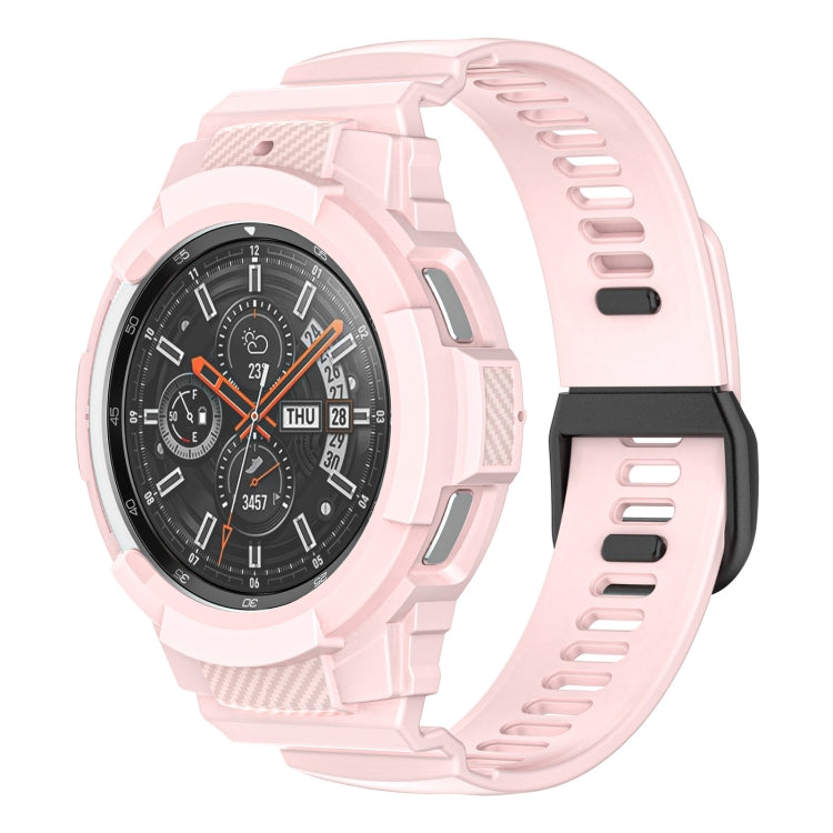 Carbon Fiber Sport Silicone Integrated Watchband